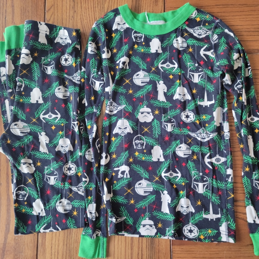 Hanna Andersson star wars Christmas holiday pajamas PJs
